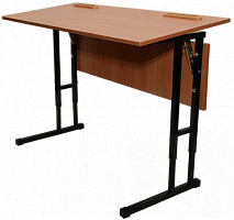 Парта двухместная с регулируемым углом наклона столешницы Письменные столы