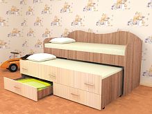 Нимфа Кровать детская двухместная Мебель для детской